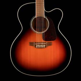 Gj72ce-12-bsb Takamine 84tak002 Pre Owned 12-string Sunburst Acoustic Guitar With Gig Bag