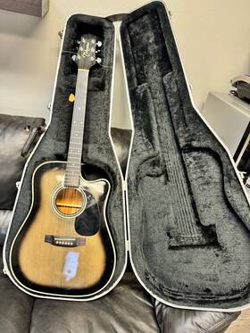 Ef-361ec Takamine Ef-361 Electro Acoustic Guitar With Hard Case