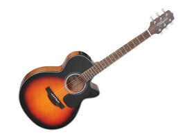 Gf30cebsb Takamine Guitars Fxc Acoustic Guitar Ovangkol Brown Sunburst Finish