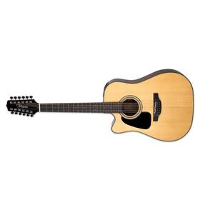 Gd30ce-12-nat-lh Takamine Takgd30ce12lhnat Left-handed 12-string Acoustic-electric Guitar