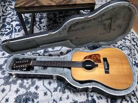 Tama Tg-120-12 Vintage 1970 Acoustic Guitar Premium Hard Case