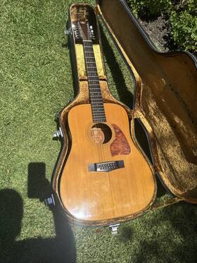 Tama Tg-80-12 Vintage 12-string Acoustic Guitar With Case Japan 1970s