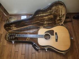 Tama Tw-010 1976 Acoustic Jumbo Guitar 3piece Redwood Ebony Board Original Owner