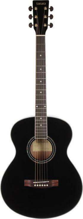 Tgc120bk Tanara Grand Concert Acoustic Guitar Black