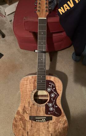 Stld932-12 Tario 12 String Acoustic Guitar With Case
