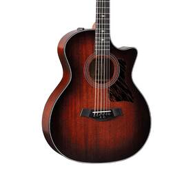 324ceb8-seb Taylor 324ce Baritone-8 Ltd Grand Auditorium 8 String - Shaded Edgeburst