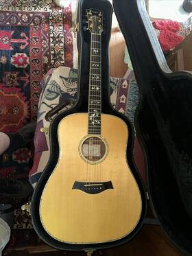 910-l7 Taylor 2005 Spruce Flat Top Rosewood Acoustic