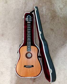 990114309-9 Taylor Guitar 301 M 1999 Us Made Baby With Orig. Hd. Body Case