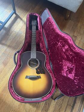 Ad17e Taylor Ad11e American Dream Grand Auditorium Acoustic Guitar Sunburst With Gig Bag