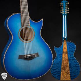 1204245098 Taylor C52ce Custom Grand Concert 12-fret Lutz Spruce And Quilted Maple