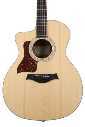 F204002111017891000 Taylor 214ce Left-handed Acoustic-electric Guitar - Layered Koa Back And Sides