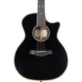 H806002118400840268 Taylor 814ce Guitars 4 Vets Special Edition Acoustic Electric Guitar - Blacktop