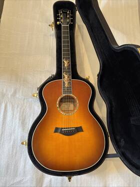20030617106 Taylor Ser#20030617106 Running Horses 2003 Limited Edition Acoustic Guitar And Case #106