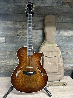 1007 Taylor T5c4 Flamed Walnut Guitar 2013 With Gig Bag #1007 1007 Taylor T5c4 Flamed Walnut Guitar 2013 With Gig Bag #1007