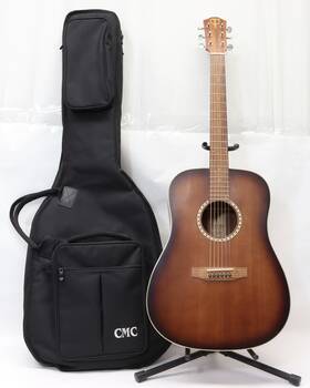 Teton Sts100dvs Dreadnought Acoustic Guitar Dark Vintage Burst With Cmc Gig Bag