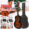 Tey4512357 Acoustic Guitar Set Full Size Beginner With Case Strap Capo