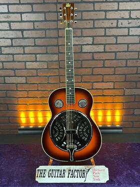 Tgf Resonator-0211-u Rogue Classic Spider Resonator Regular Sunburst Roundneck