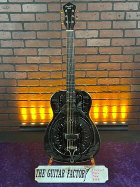 Tgf Rm997h-0726-u Recording King Rm-997-h Style-o Hawaiian Metal Body Resonator Guitar Nickel P