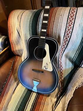 Truetone L8416 Vintage True Tone Kay Acoustic Guitar Sunburst 50s 60s Clean L 8416