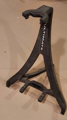 Xl29b Ultimate Support Systems Axcel Guitar Stand. 1990s - Discontinued Model. Made In Usa