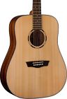 Usm-wld10s Washburn Woodline Series Acoustic Dreadnought Guitar Natural 801128033266