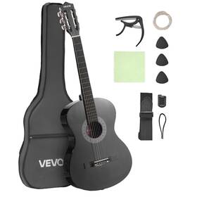 Vevor 197988884286 Acoustic Guitar Classical Starter Kit For Beginners With Nylon St