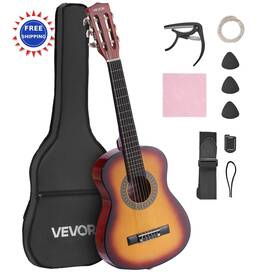 Vevor 197988886341 30 Inch Classical Guitar With Starter Kit Acoustic Kids Beginners Nylon