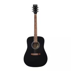 Vevor 445049299245 Dreadnought Acoustic Guitar 41 Inch 6-string Black Solid Spruce Top Beginn