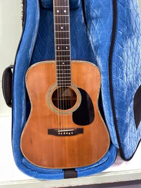 500p Vintage 1975 Yairi Yw Acoustic Guitar