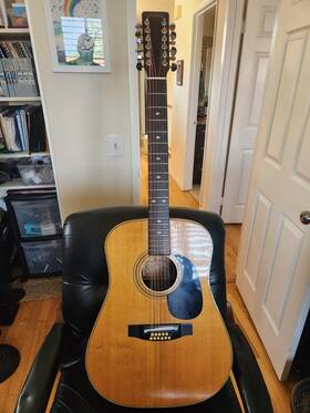 M37-12 Vintage Mountain Is A 12-string Rare Acoustic Guitar
