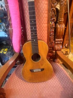 5202 Washburn 1920s Parlor Guitar #5202 Tork Bros Chicago Very Rare