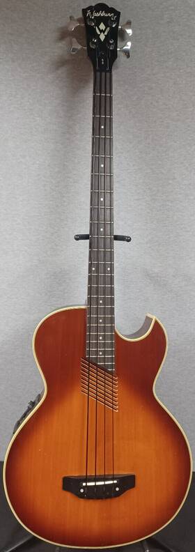 Ab-20 Washburn Acoustic/electrc Bass With Hard Shell Case