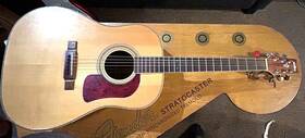 D-27s Washburn George Acoustic Guitar 1990s Solid Top And Sides Good Condition Prosetup
