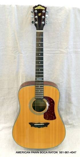 Washburn D98s Anniversary Model Apple Music Acoustic Guitar Limited Edition