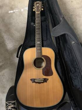 Q6200095 Washburn Millenium Dreadnought Acoustic Guitar 6-string Spruce Rosewood With Case