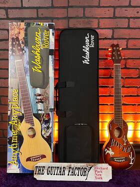 Ro10cowboy-0217-u Washburn Rover Ro10 Cowboy With Case - Rare Limited Edition