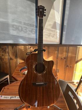 Wc655ce-0 Washburn Comfort Dreadnought Semi Cutaway Koa Top Acoustic Guitar And Tlk Case