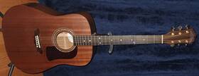 Washburn Wd-18sw 2004 All Solid Wood Mahogany Dreadnought Acoustic Guitar