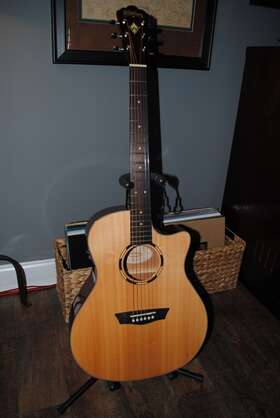 Wl010sce-0 Washburn Acoustic Electric - Woodline 10 Series Used -excellent