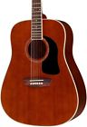 Wd100dlmk Washburn Dreadnought Mahogany Acoustic Guitar Natural 801128809724