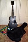 We30bk Willem Inch Black Wooden Childs Acoustic Guitar Mel Bay Method