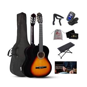 Ac00lh Winzz 973405031396 39 Inches Full Size Classical Guitar Beginner Acoustic Nylon Str
