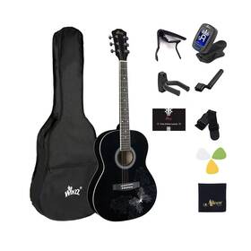 Winzz 973405031860 Af227a 39 Inches Concert Acoustic Acustica Guitar With Full Kit Elegan