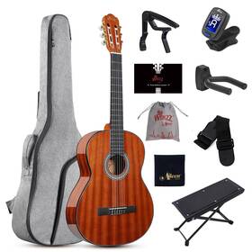 Winzz 973405033956 4/4 Classical Guitar 39 Inch Full Size Nylon String For Beginne
