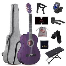 Ac309-39-gpp Winzz 4/4 Classical Guitar 39 Inch Full Size Nylon String For Beginner Adul