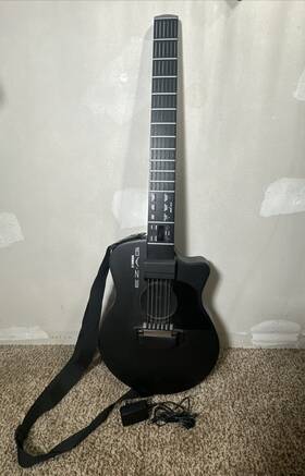 Yamaha 086792725338 Ez-ag Acoustic Easy Guitar Silent With Power Cable Tested Used Japan