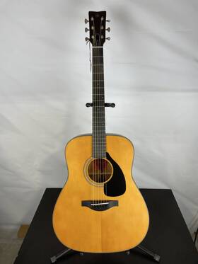 Yamaha 730553800931 Open Box Fg3 Red Label Dreadnought Acoustic Guitar Solid Spruce Top