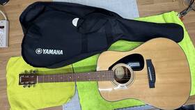 Yamaha 8364623780562402 Mint F325d Steel String Acoustic Guitar With Gig Bag Natural Flawless