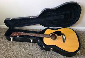 8km12893938405 Yamaha Acoustic Guitar Fg-412-12 12 String With Road Runner Lt Case Great Shape