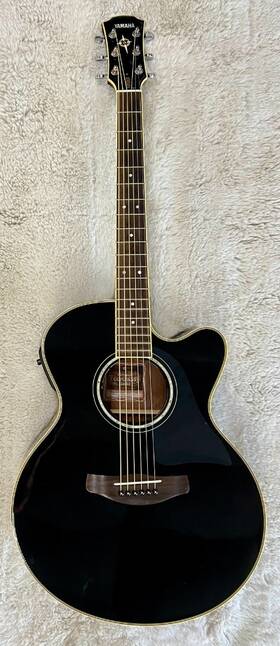Yamaha Cpx700bl Case Cpx700 Bl Acoustic Electric Guitar With Hardshell Case In A Black Finish